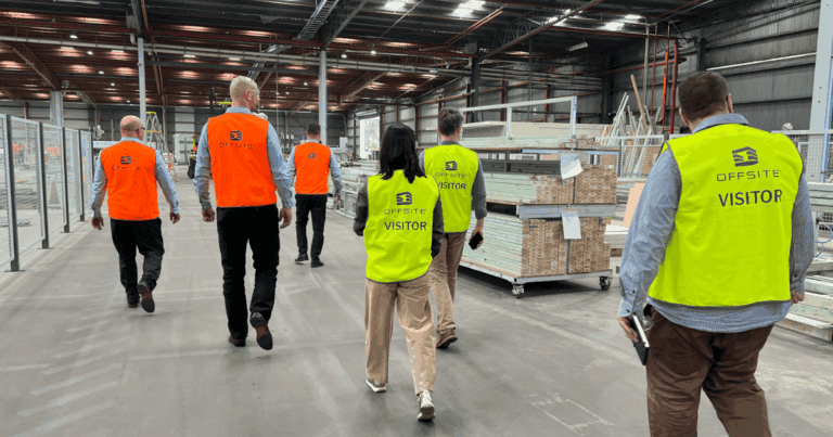 Monash University Future Building Initiative touring OFFSITE facility.